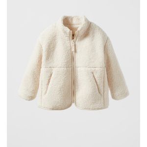 Zara kids cozy polar fleece jacket size 3-4 years
